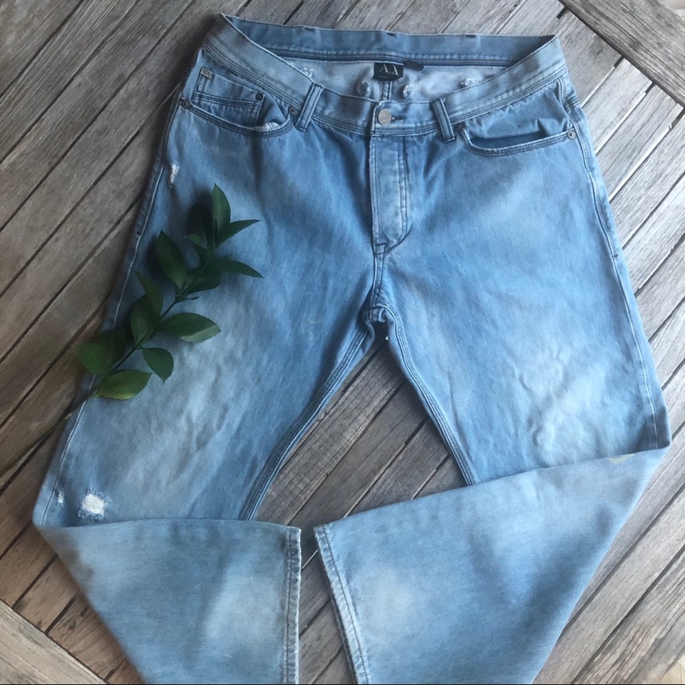 Armani Exchange A/X distressed jeans 36